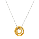 Eternity Two Tone Necklace