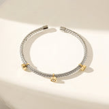 Blossom Two Tone Bracelet