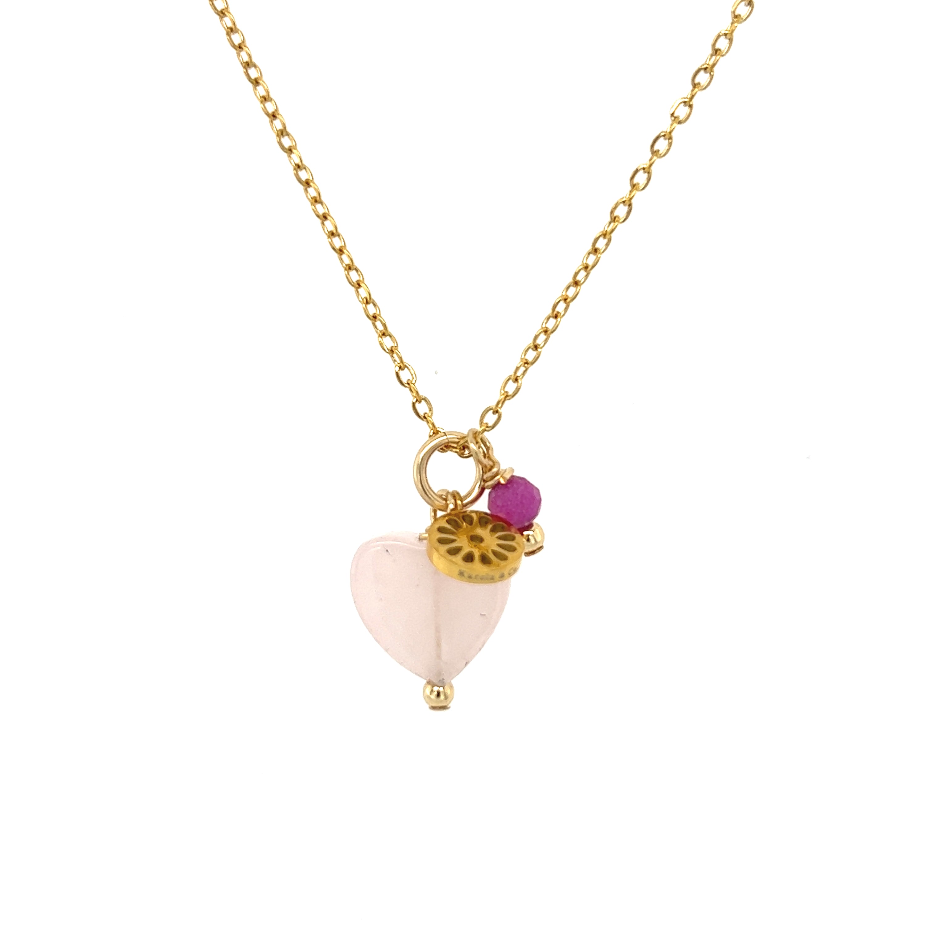 Friendship Necklace - Rose Quartz