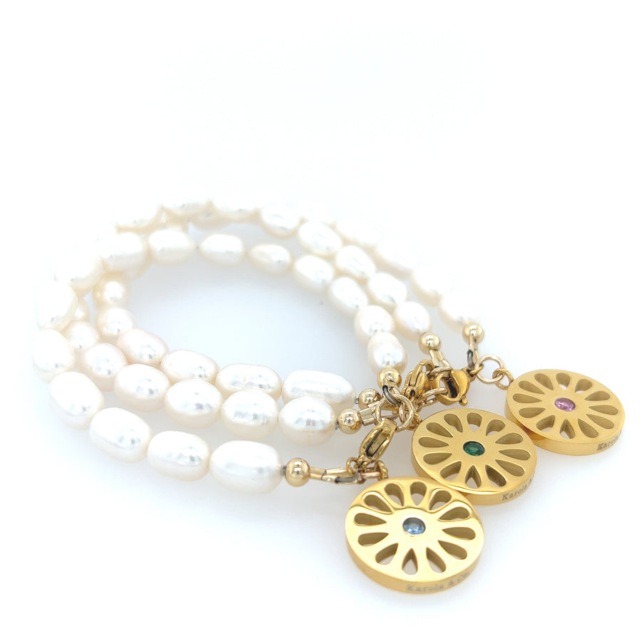 Pearls and Douze Bracelet