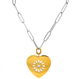 True Love Two Tone Necklace