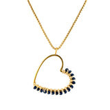 Amour Beaded Heart Necklace