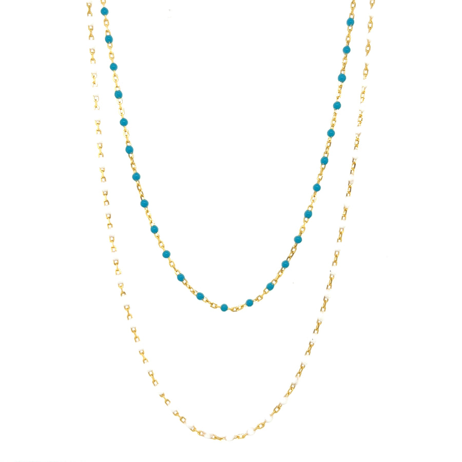 Enamel Beads Necklace