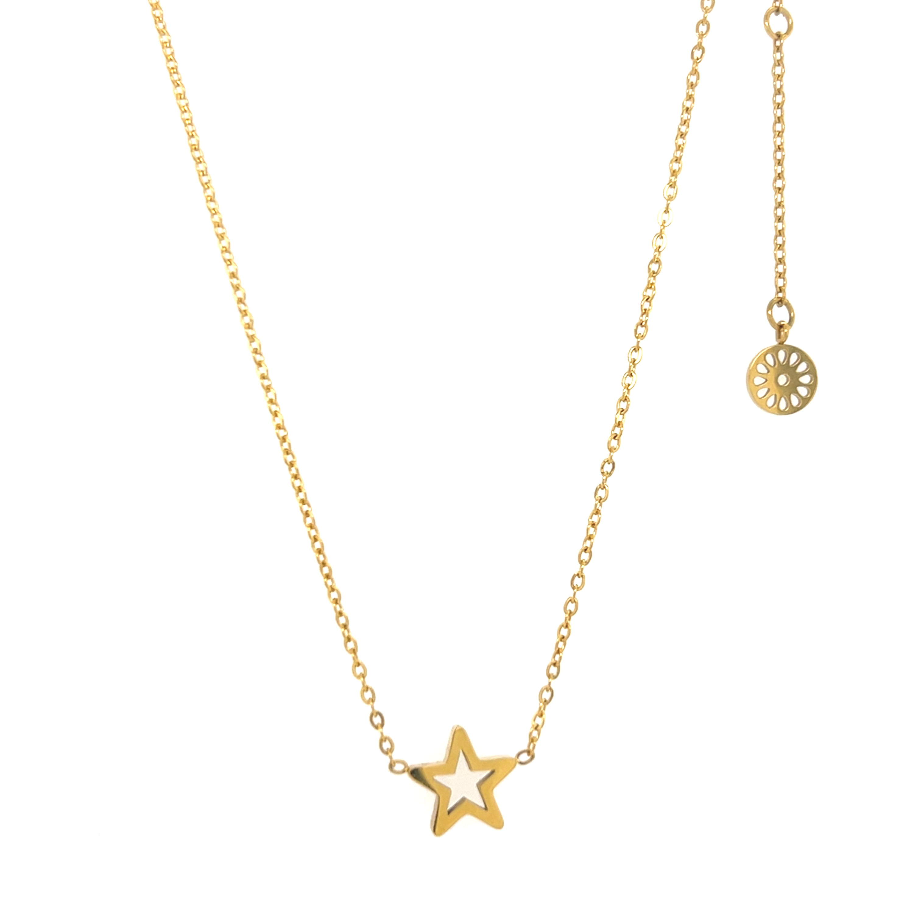 Star + Signature Mini Necklace