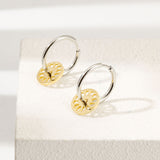 Harmony Two Tone Mini Hoops