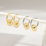 Harmony Two Tone Mini Hoops