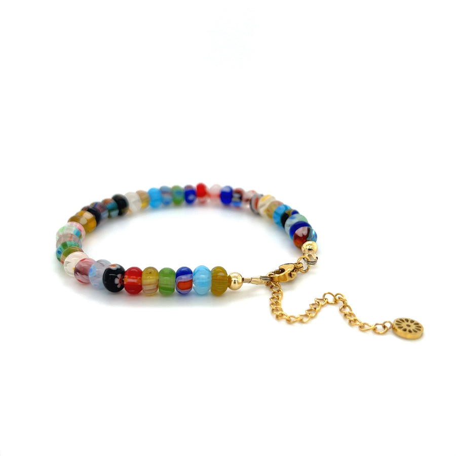 Millefiori Adjustable Bracelet