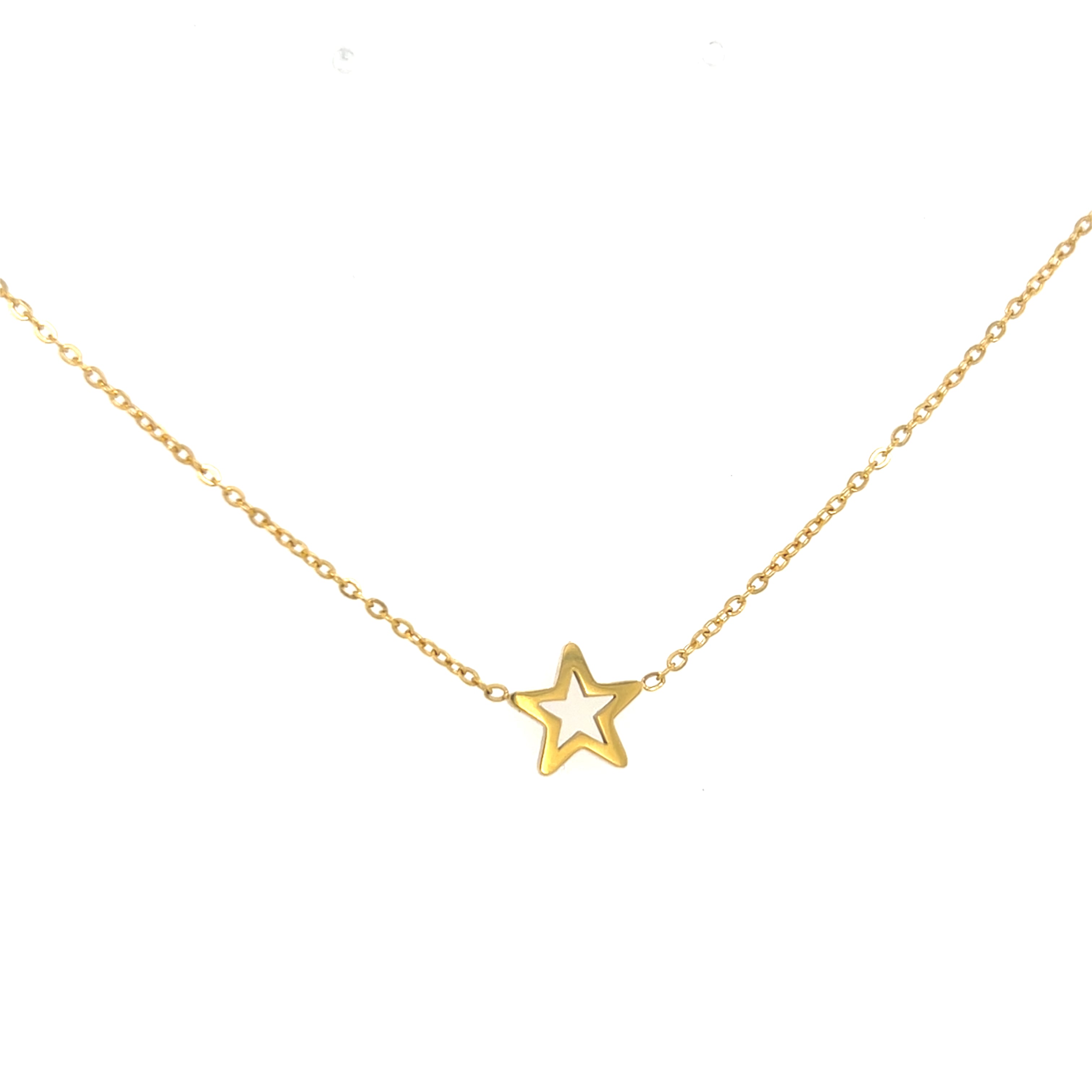 Star + Signature Mini Necklace