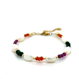 Pearls + Colors Bracelet