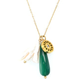 Necklace + 3 Assorted Charms