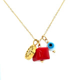 Necklace + 3 Assorted Charms