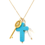 Necklace + 3 Assorted Charms