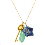 Necklace + 3 Assorted Charms