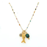 Endless Summer Beaded Necklace