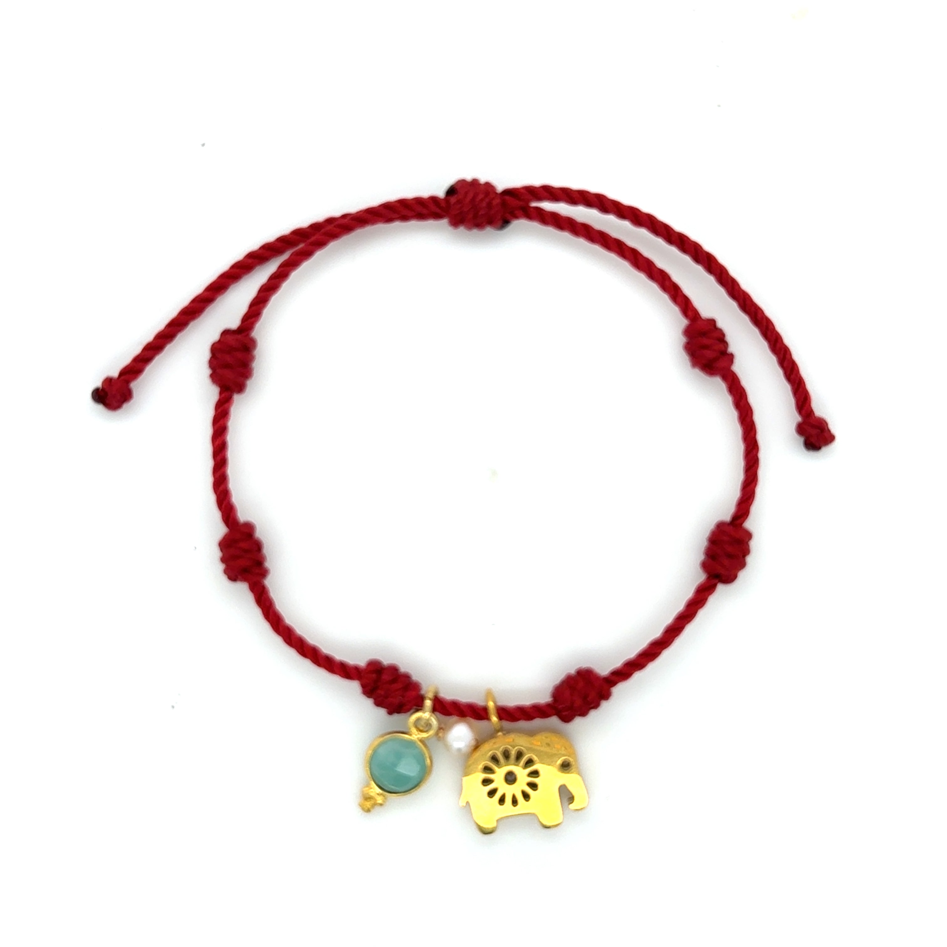 7 Nudos + Elephant Bracelet