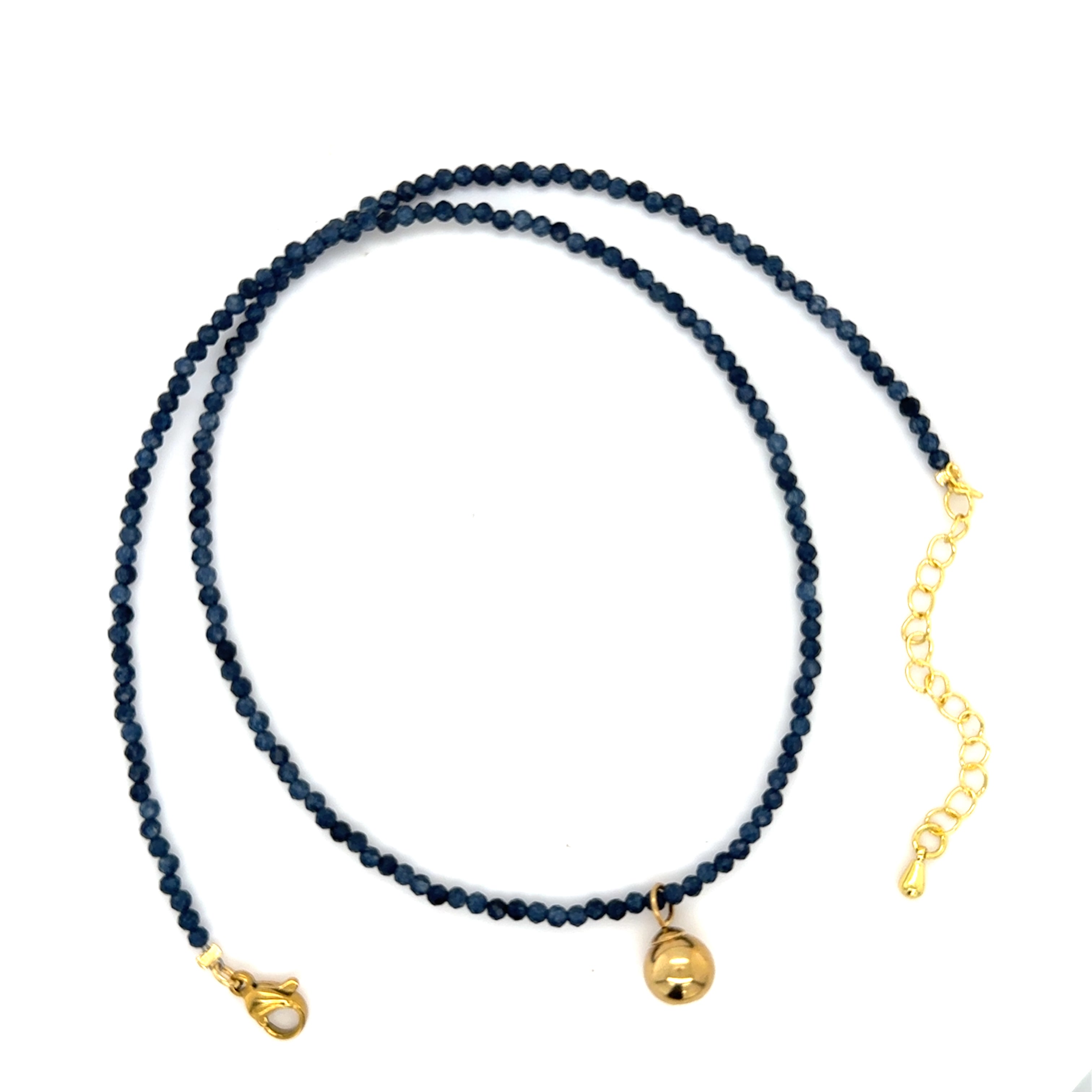 Adjustable Navy Necklace