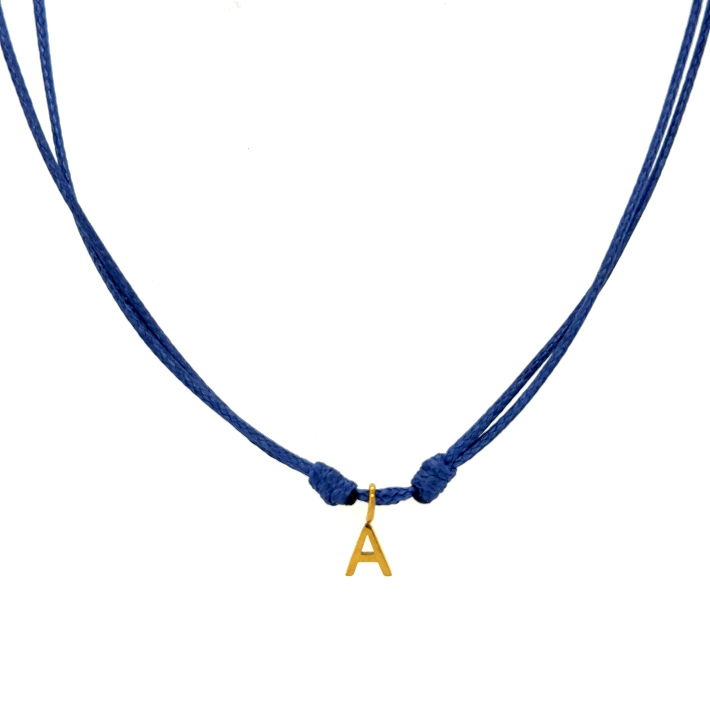 Adjustable Letter A Necklace