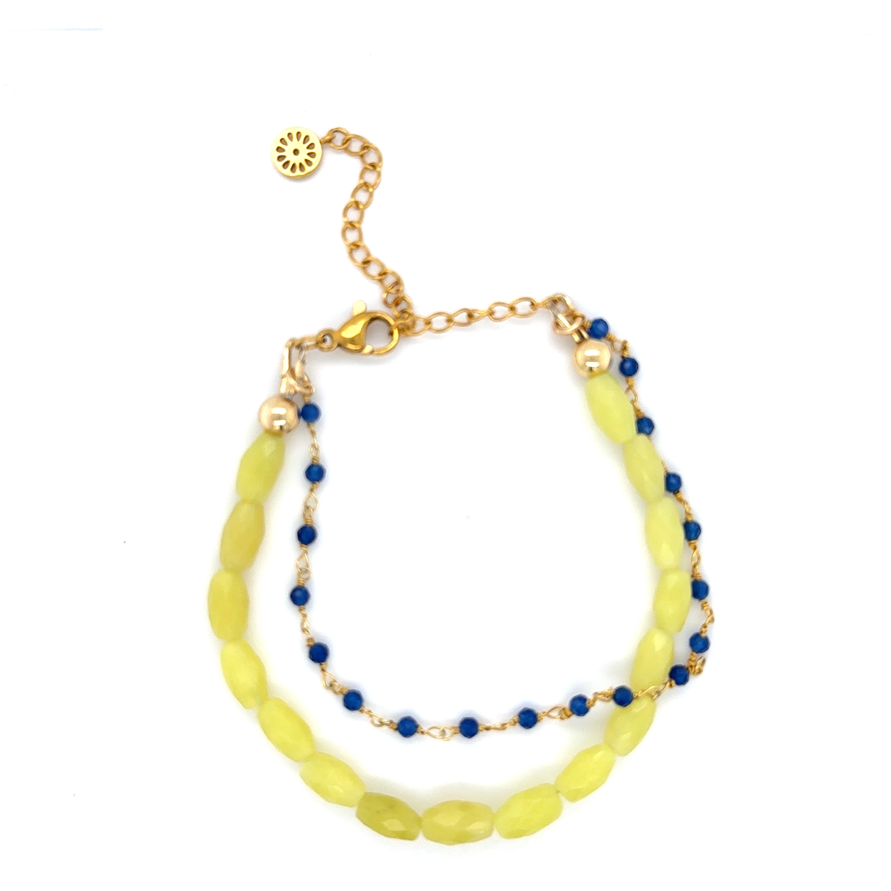 Azul Limon Adjustable Bracelet