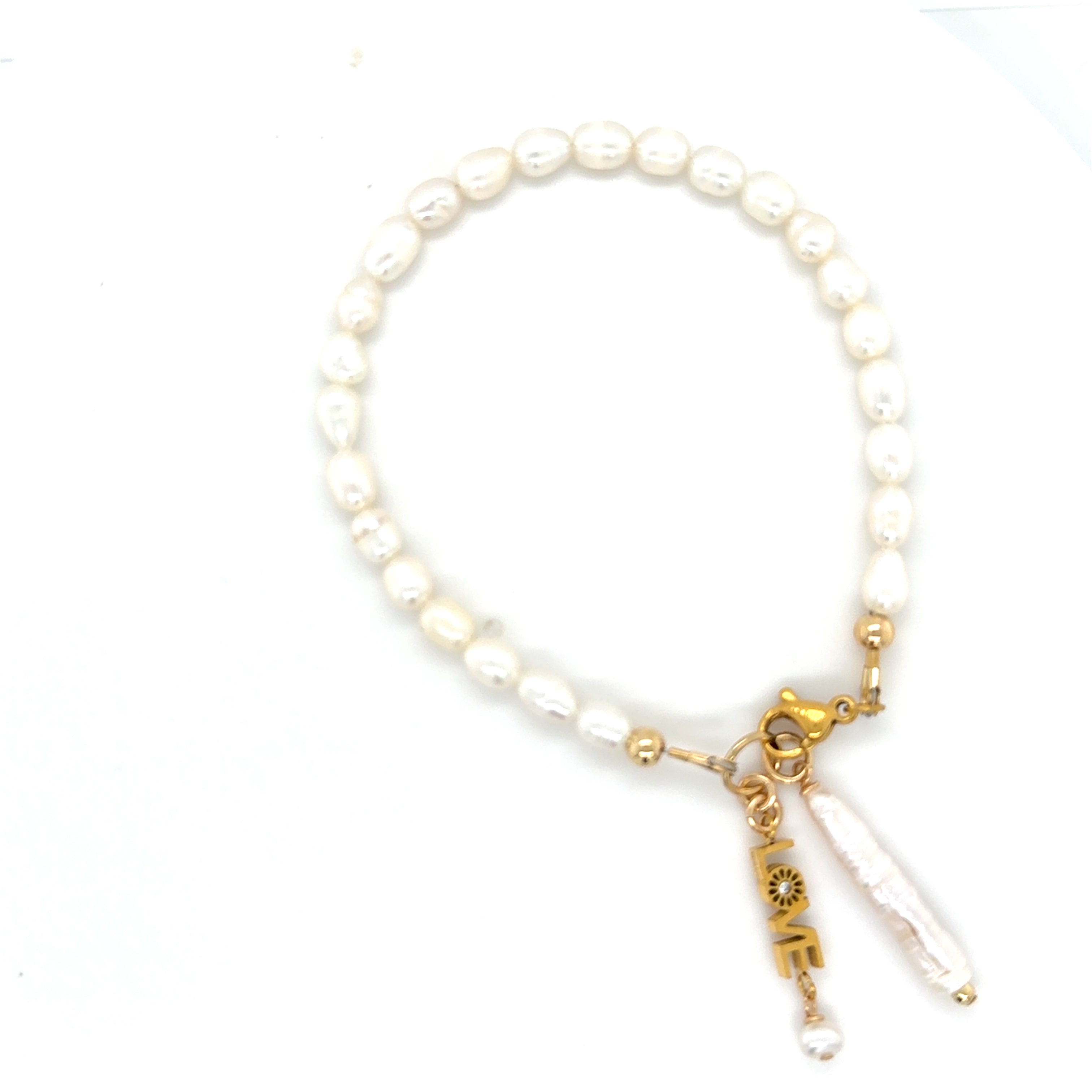 Love and Pearls Bracelet