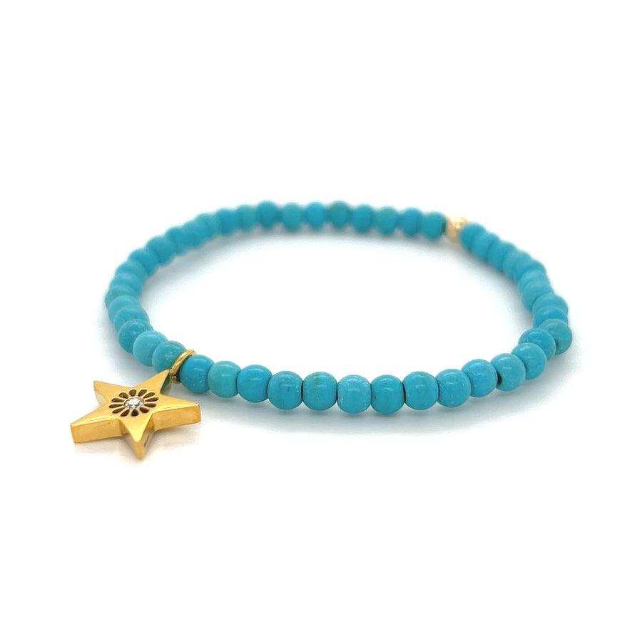Turquoise Star Bracelet