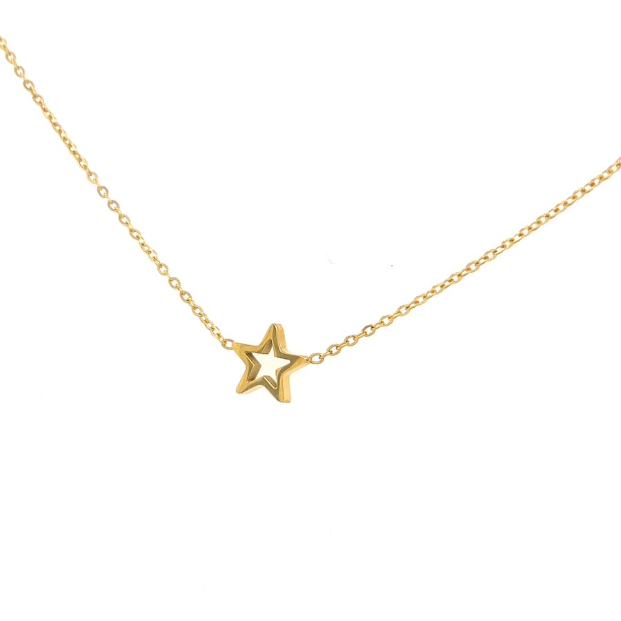 Star + Signature Mini Necklace