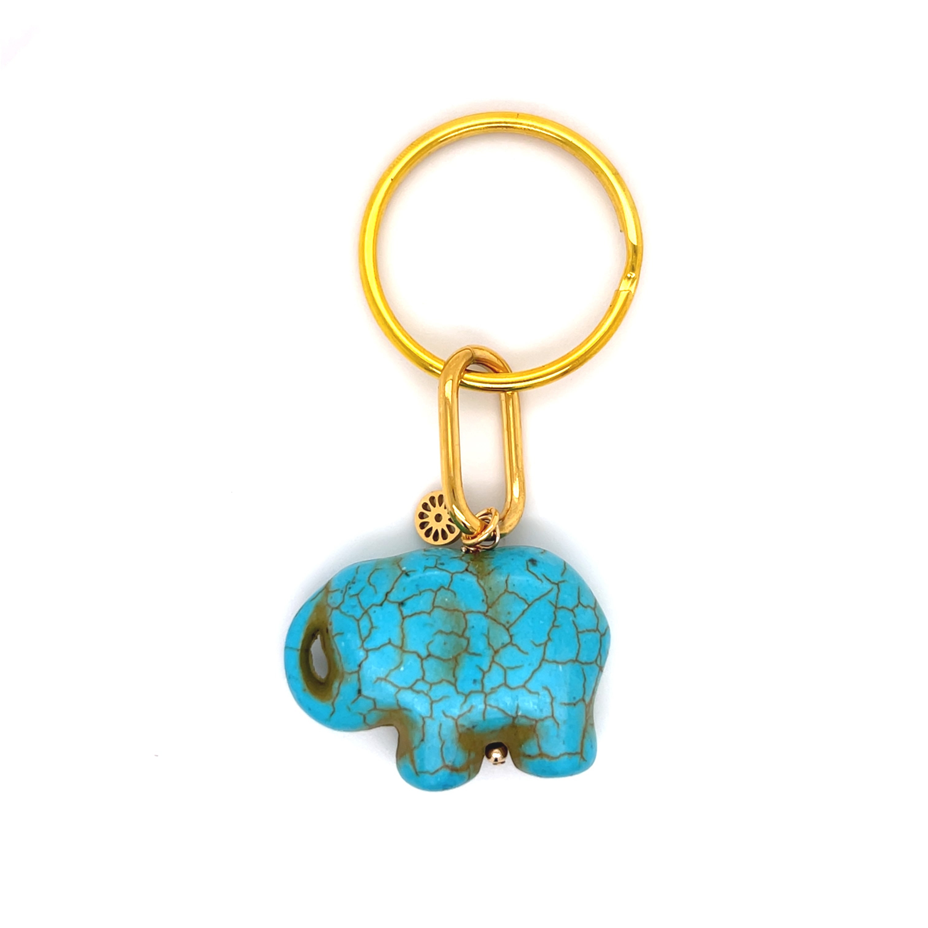 Elephant and Link Keychain