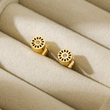 Mini Signature Studs Gold