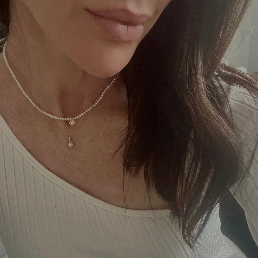 Daniela Mini Pearl Necklace