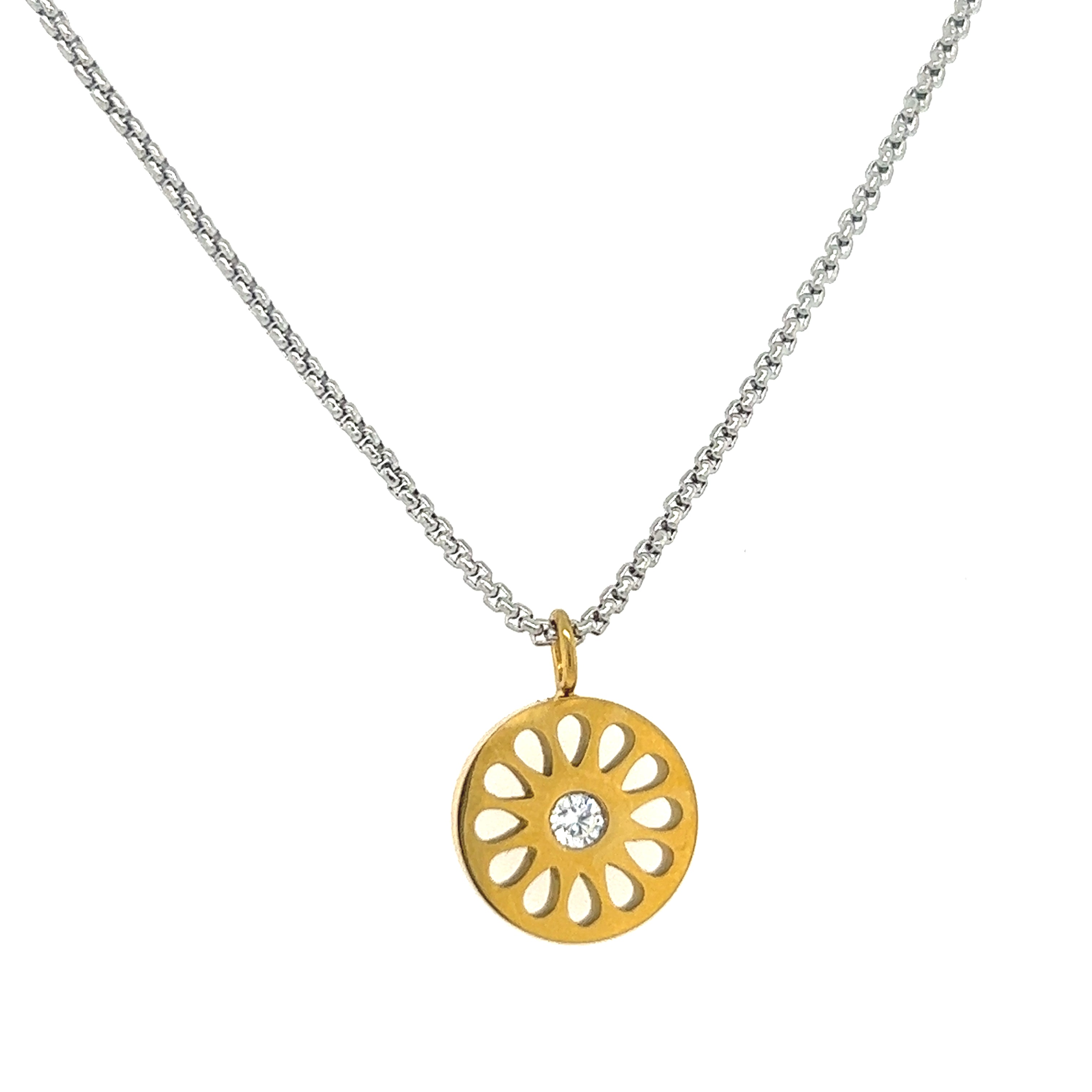 Karola Signature Two Tone Necklace