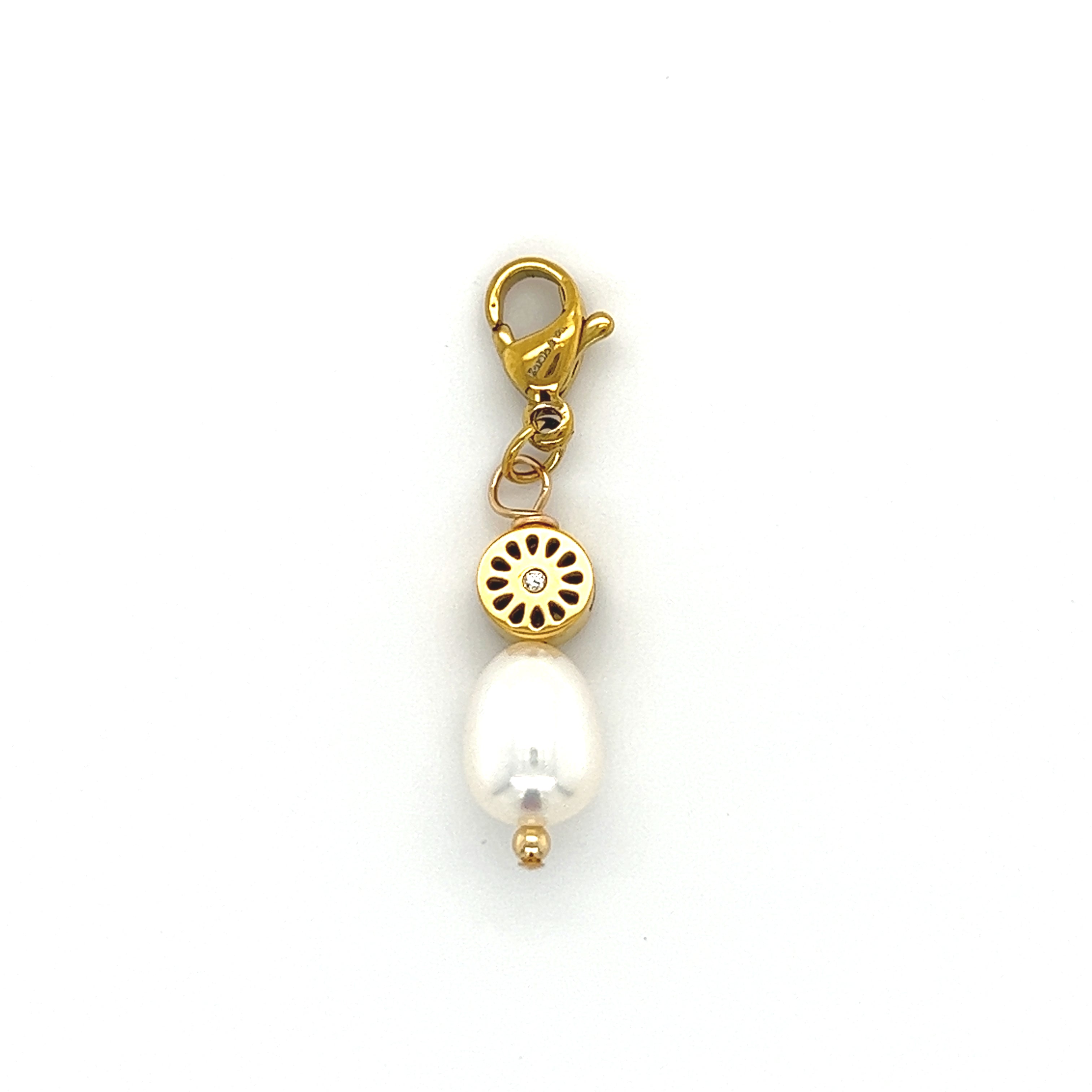 Pearl + Signature Mini Charm