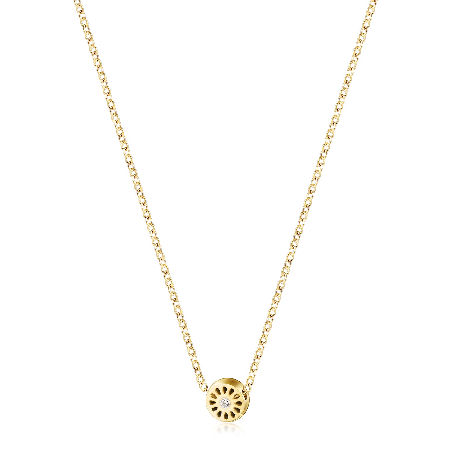 Signature Mini Necklace Gold