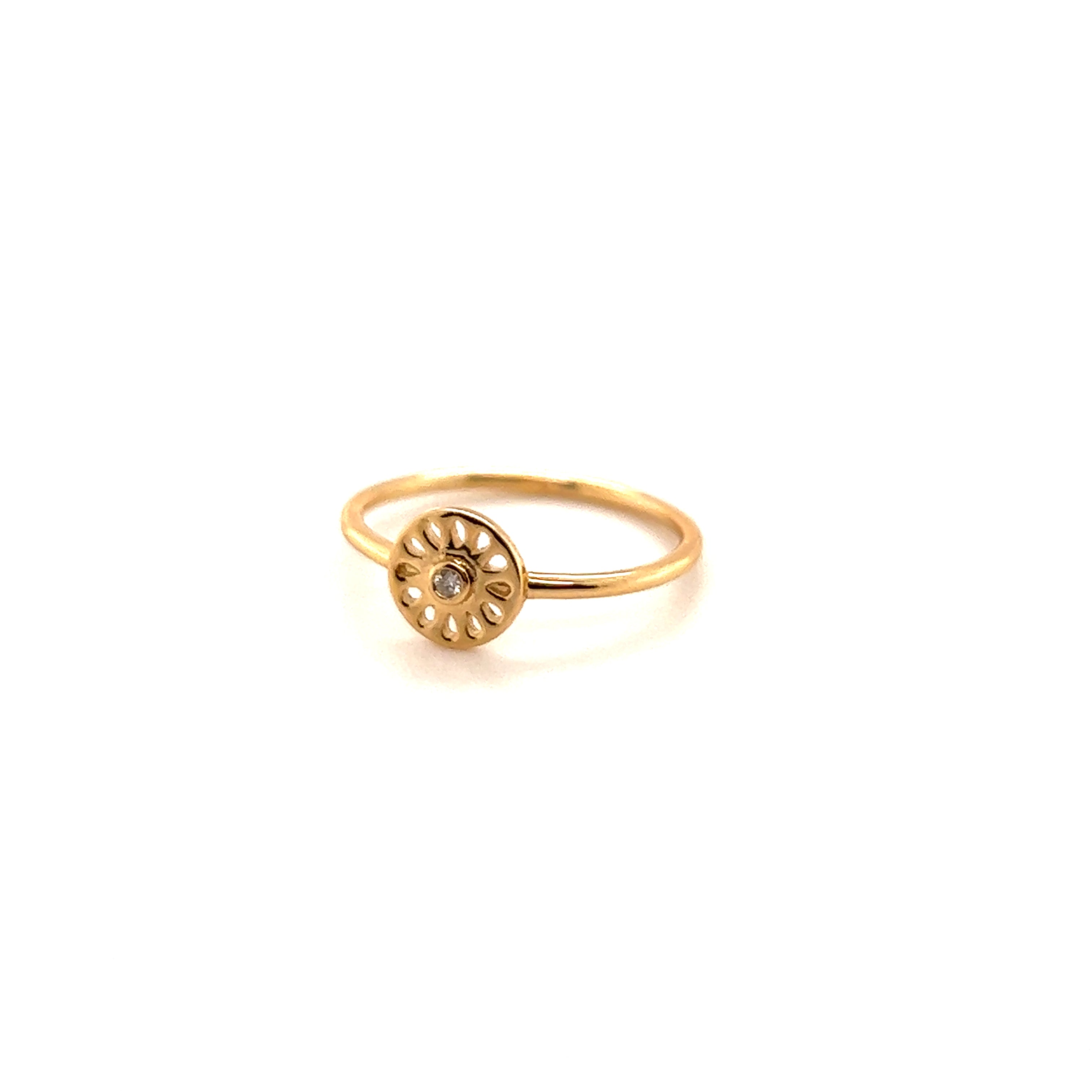 Signature Gold + Diamond Ring