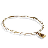 Sena Signature + Paper Clip Necklace