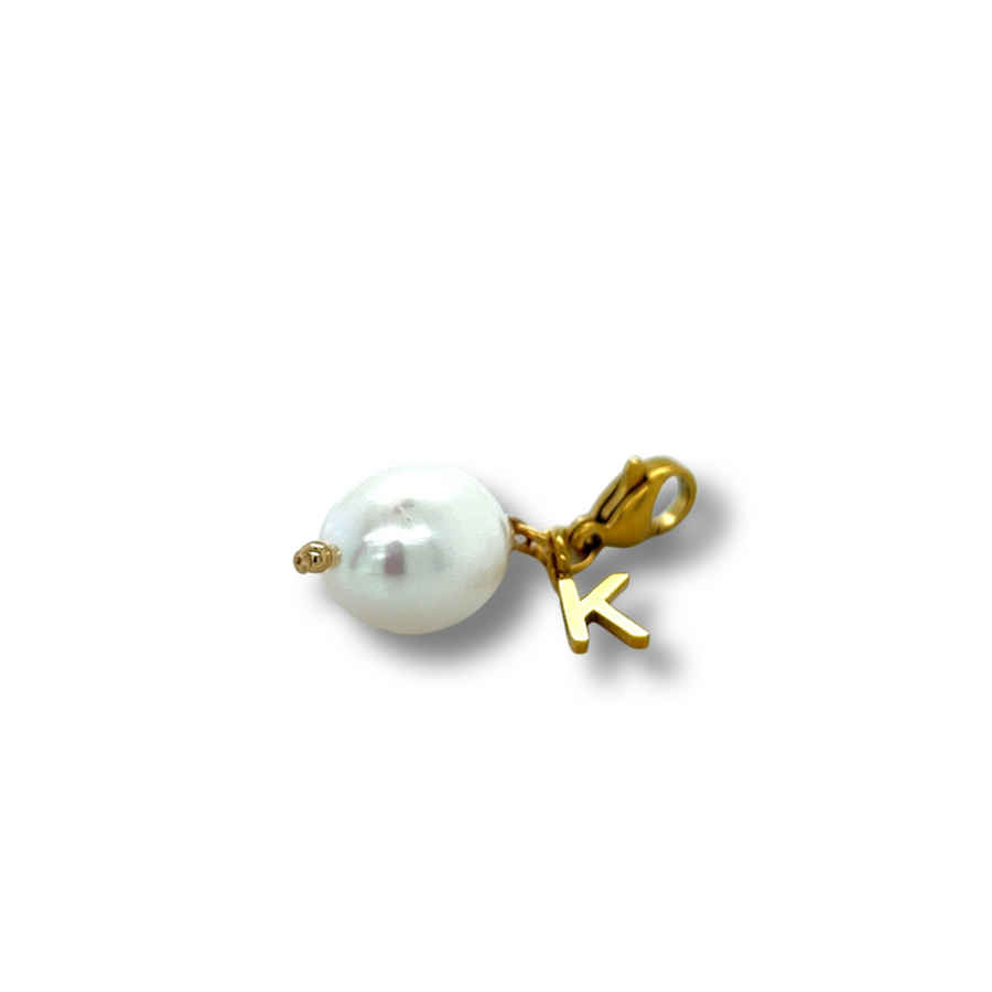Pearl Letters & Numbers Charms