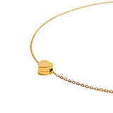 Initial / Heart Necklace